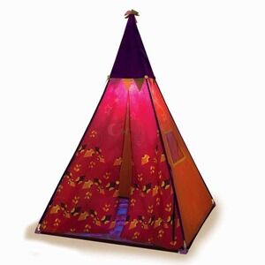 B. Toys Teepee Starry Night Tent Kids Indoor Playhouse w/ Projection Lantern